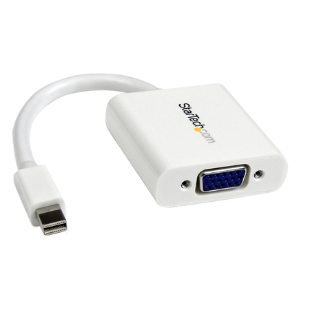 STARTECH.COM Mini DisplayPort to VGA Video Adapter - White MDP2VGAW